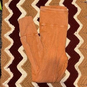 Free People Movement Burnt Orange Leggings